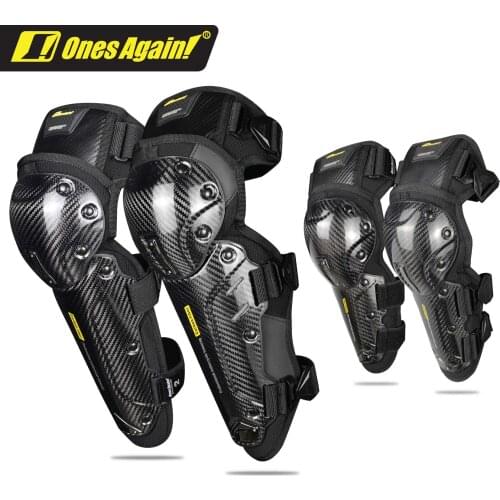 Ones again! Carbon fiber motorcycle knee pads Motocross Protector Pads Road knee pads KP07