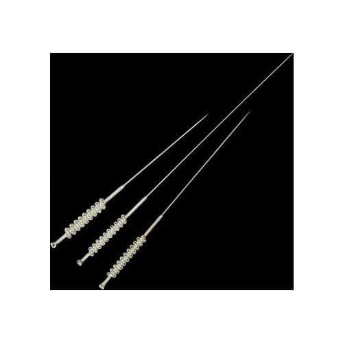 Sterling Silver 85% GB acupuncture needles cosmetic acupuncture needles genuine silver beauty acupuncture needle free shipping