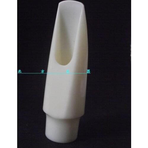 1 pcs White color Alto saxophone mouthpiece