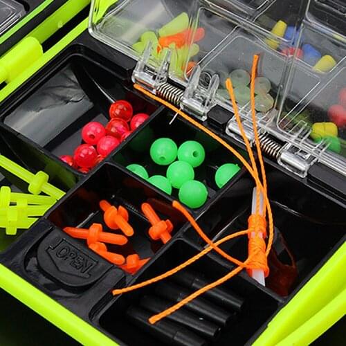 Multifunctional Fishing Tackle Kit Hook Fish Slicer Accessories Box Tool Set Essentials for Anglers Pocket-sized Box W