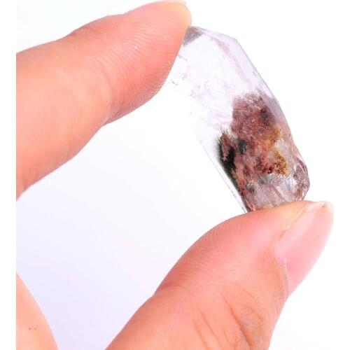 1PC Natural Raw Ghost Phantom Quartz Rough Crystal Specimen Healing Stones Collection Home Decoration