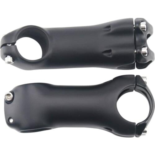 ZNIINO new no logo stem 31.8mm 6/17 Degree Road/MTB full Carbon fiber Stems Bike Parts 80/90/100/110/120 Bicycle Stem black
