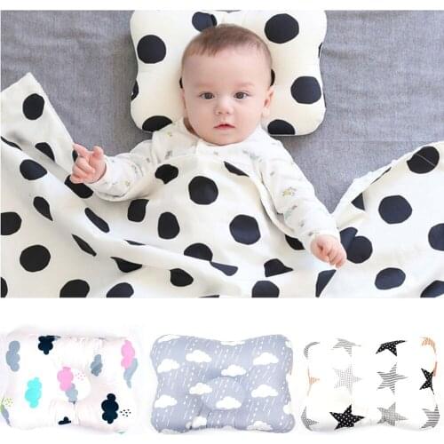 Newborn Baby Positioning Pillow 0-24 Month Baby Pillow Prevent Flat Head Infants Pillows Children Sleeping Bed Decoration