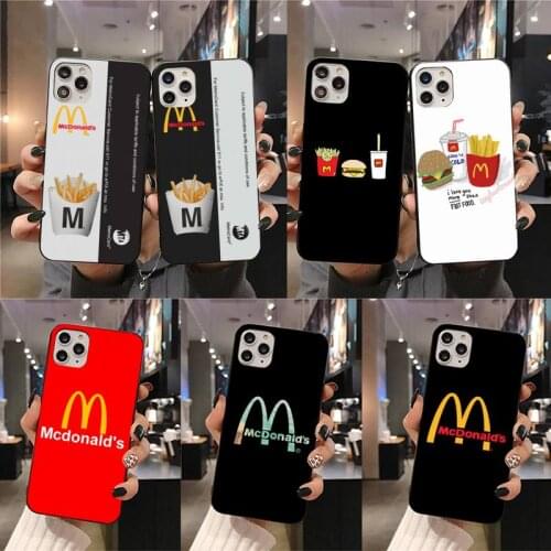 Hot McDonalds MetroCard French Fries Phone Case For iphone 12 11 Pro Max Mini XS Max 8 7 6 6S Plus X 5S SE 2020 XR cover
