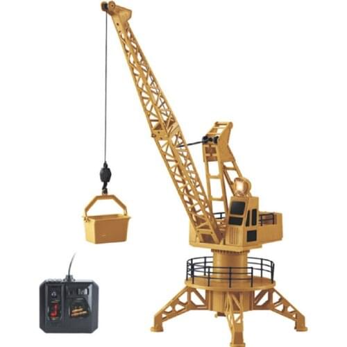 Rc Remote Control Simulation Crane Construction Toys Rc Crane Tower Rc Truck Model Toys 360 Degree Rotate Birthday Gifts