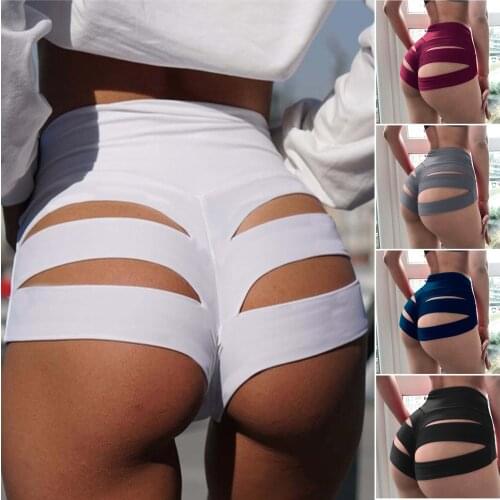 Spodenki sportowe damskie Sexy lingerie ladies panties women low waist sexy buttocks shorts female summer sexy underwear women