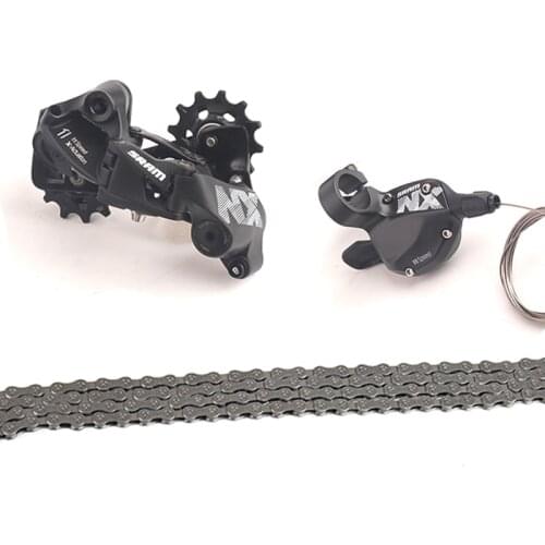 SRAM NX 1X11 11 Speed MTB Bike Bicycle Groupset Small Kit Right Shifter Lever Trigger Rear Dearilleur & YBN Chain 114l Link