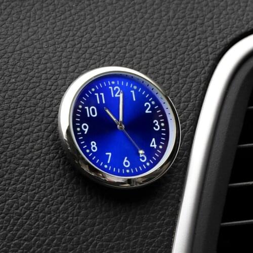 Universal Car Clock Stick-On Auto Decoration For Hyundai Creta ix25 sonata lf Tucson 2016-2019
