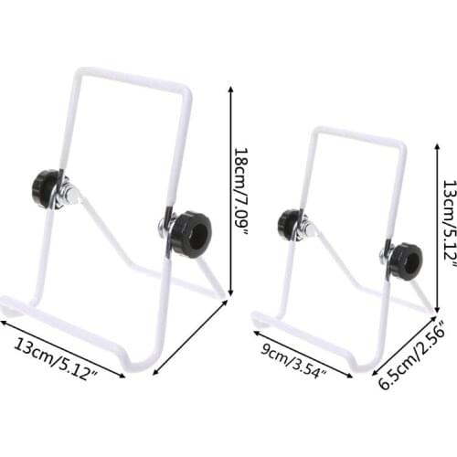 Universal Mobile Phone Holder 180° Adjustable Angle Foldable Metal Wire Stand Mount For Cellphone Tablet PC Book Support