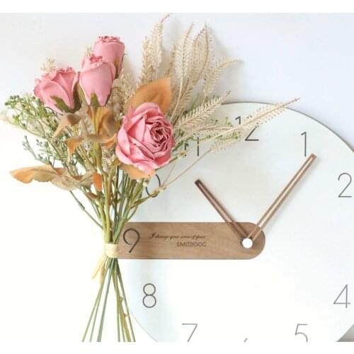 40CM INS Wind Home Decoration Artificial Flowers Burnt Rose Dried Flowers Artificial Flowers Wedding