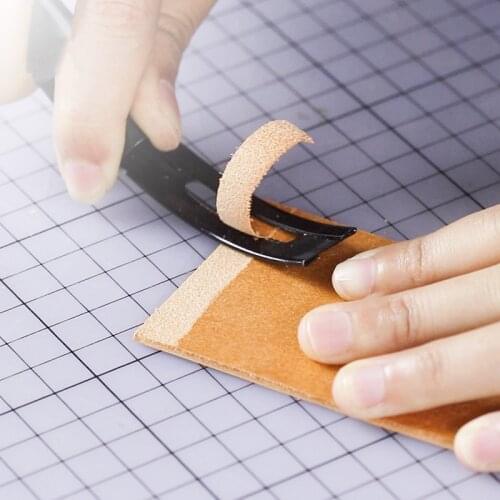 High Quality Safety Leather Beveler Skiving Knife Cut off Thin Knives DIY Leathercraft Carving Seams Tool Leathercraft Cutter