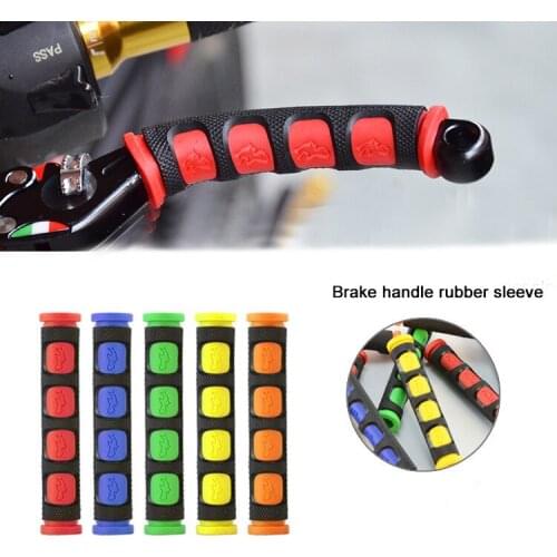 Motorcycle Brake Lever Protective Cover Brake Handle Silicone Cover Soft Non-slip Handlebar General Handlebar Cover Accessories