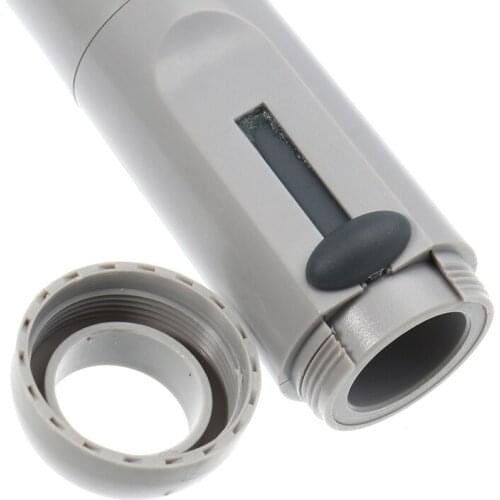 1pcs 2021 Hot Sale Grey Saliva Swivel Sucker Suction Handle With Adjustable Valve Strong Weak Suction Dental Tool Autoclavable