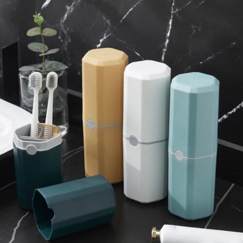 1PCS Travel portable toothbrush toothpaste holder storage box household storage cup bathroom accessories