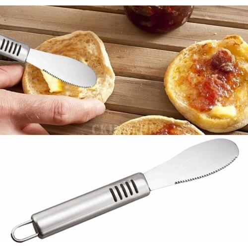 100Pcs/Lot Stainless Steel Utensil Cutlery Butter Knife Scraper Cheese Dessert Jam Spreader Breakfast Tool