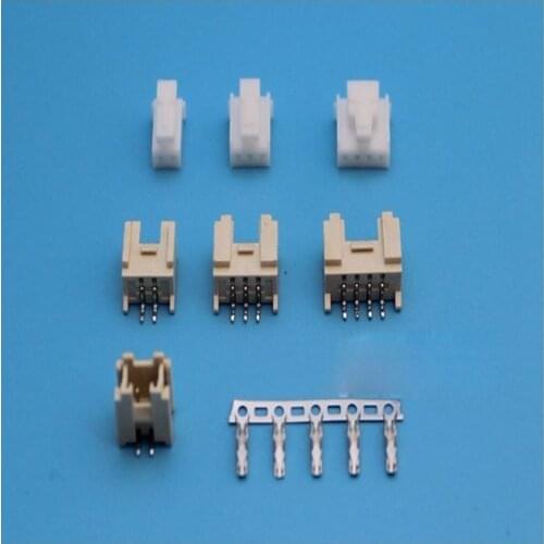 2set HY2.0mm space pitch SMT Connectors male and female plug on the plug 2p3p4p6p9p12p terminal with lock