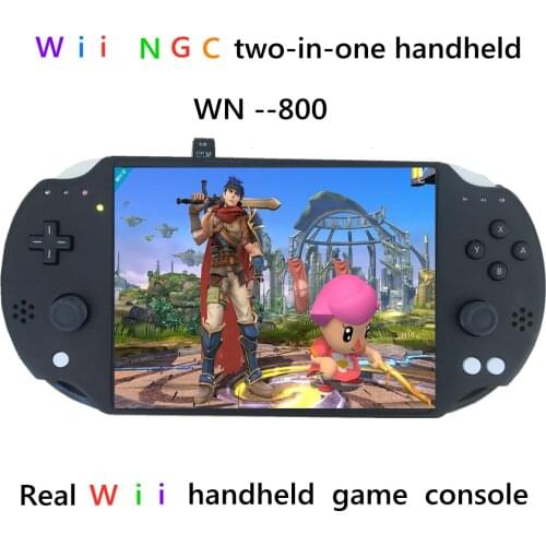 2021 latest 8 inch IPS LCD Arcade Game console Modified by WII motherboard NGC Gameboy with Double joystick NO Raspberry Pi Not