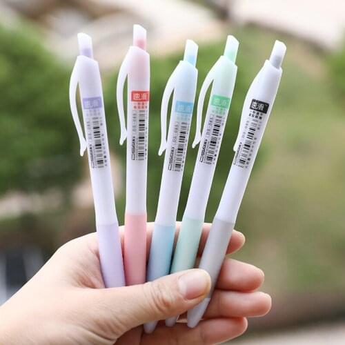 3pcs 1506 Stationary One-second quick-drying 0.5mm color gel pen Student office water black pen wholesale