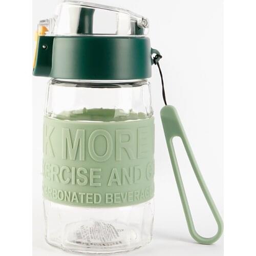 310ml Juice Milk Water Bottle with Straw Lid Tea Milk Fruit Water Cup Portable Outdoor Camping Supplies Sports Water Bottles