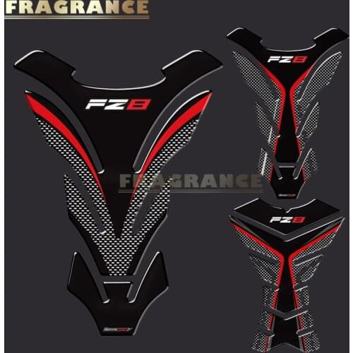 3D Rubber Sticker Motorcycle Emblem Badge Decal For yamaha FZ8 Fazer FZ 8 Tank All Years