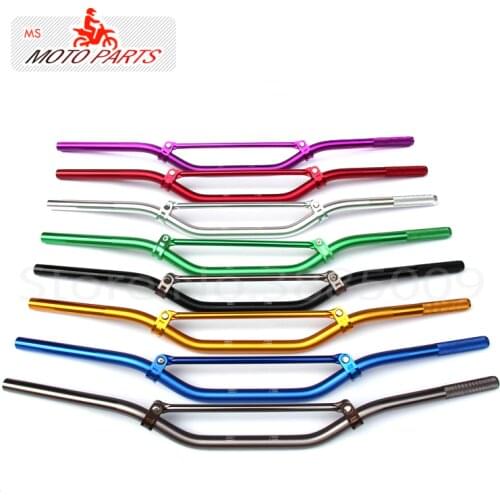 6065 Aluminum Motorcycle Handlebar 7/8" 22mm Motocross Moto Handlebar For 5mm tube thickness