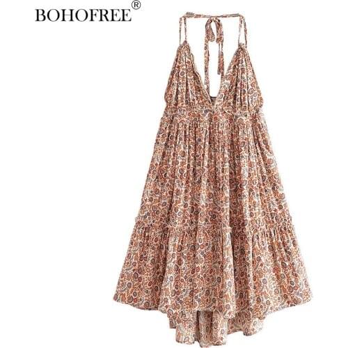 Летние платья без рукавов BOHOFREE China At AliExpress