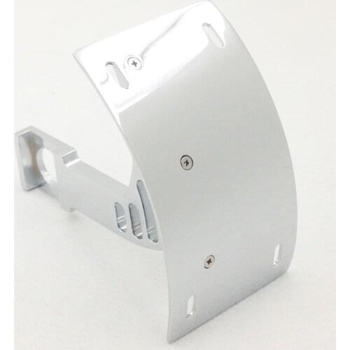 Silver Curved Motorcycle Tag License Plate Relocator Holder For Yamaha YZF R6S 1998-2002 YZF-R1 1998-2003