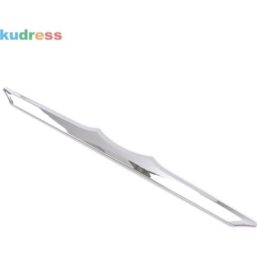 For Kia K2 RIO 2011 2012 2013 2014 ABS Chrome Rear Trunk Lid Cover Trim Tailgate Decoration Strip Car Styling Accessories