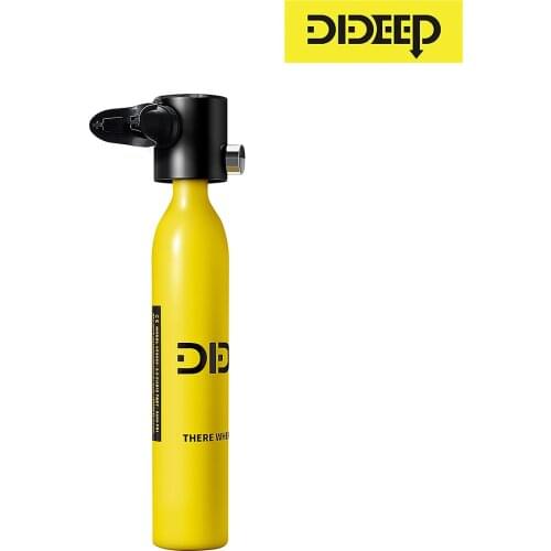 DIDEEP 0.5L Mini Scuba Tank Diving Oxygen Tank Underwater Respirator Diving Cylinder Breathing Apparatus Snorkeling Device