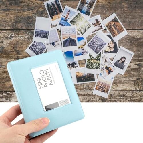 64Pockets Mini Instant Polaroid Photo Album Picture Case For Fujifilm Instax Mini Film 7s 8 25 50s 90 Instax Mini Polaroid Album