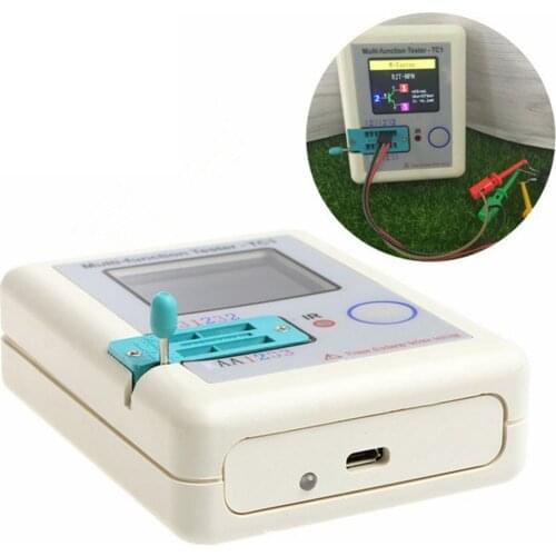 Multifunctional transistor tester LCR-TC1 Full color graphic display With battery TFT Diode Triode Capacitance Meter