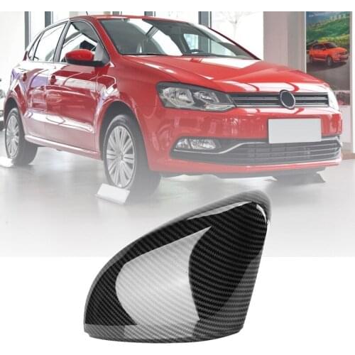 Car Rearview Mirror Cover Side Wing Mirror Car Rearview Mirror Cover for Polo-6R 6C 2014-2017