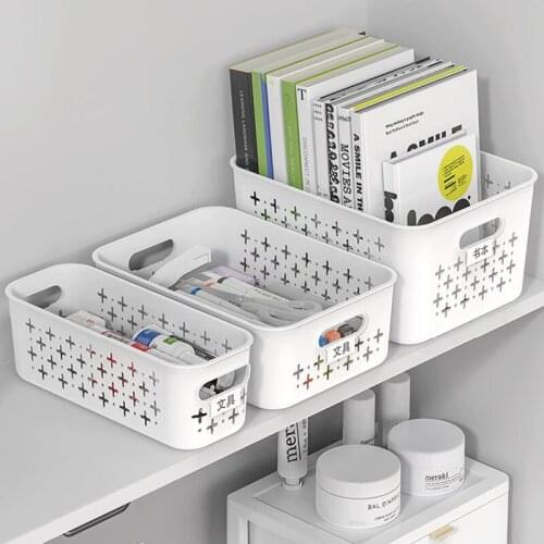 Desktop Hollow Storage Baskets Food Container Organization Home Office Storage Stationery Organizer Household Makeup Organizer
