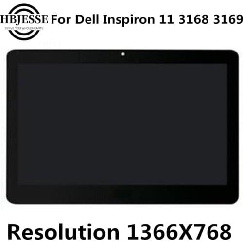 Original 11.6" inch LCD Touch Digitizer Screen Assembly for Dell Inspiron 11 3168 3169 LCD Display B116XTB01.0 1366*768