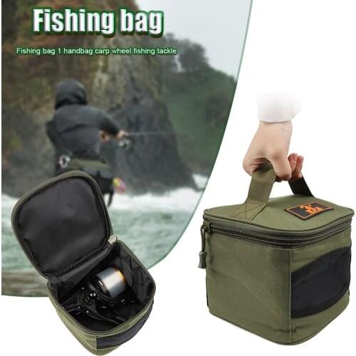 Portable Fishing Reel Storage Bag Multifunctional Waterproof Wear Resistant Outdoor Spinning Fishing Reels Tackle Fishing Bag