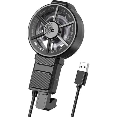 Portable Cooling Fan Radiator Cool Heat Sink Universal Mobile Phone Radiator Gaming Phone Cooler Back Clip Fan Holder
