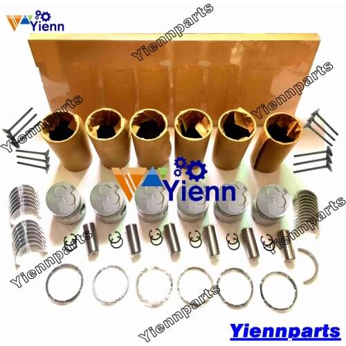 For NISSAN SD33 Rebuild Kit With Valve 10101-C6825 11044-C8600 YF03 MF03 FD006 Forklift SD33 Diesel Engine Repair Parts