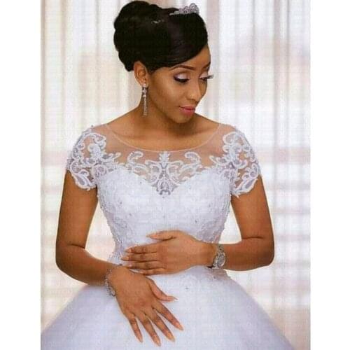 ROUND MOON Long Wedding Dresses