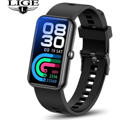 LIGE New Smart Watch Men Women IP68 Waterproof Music Sports Smartwatch Multi-Dial Switching Mens Watches Fitness Tracker Band