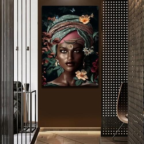 Modern Posters Painting African Women Poster And Prints on Canvas Wall Art Decorative Living Room Canvas Painting Home Posters