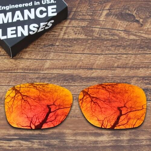 ToughAsNails Polarized Replacement Lenses for Oakley Catalyst Sunglasses Fire Red Mirrored Color (Lens Only)
