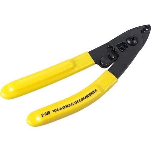 Comfort grip 2PCS/lot CFS-3 Dual-port Three-port Fiber Optical Pliers/ Wire strippers FTTH Tools Optical Fiber Stripping Pliers