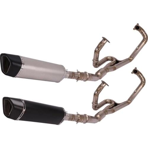 Slip-on for KTM 1290 Super Adventure 1190/1050/1090 Motorcycle Exhaust System Header Mid Link Pipe 51MM Muffler Escape 570MM