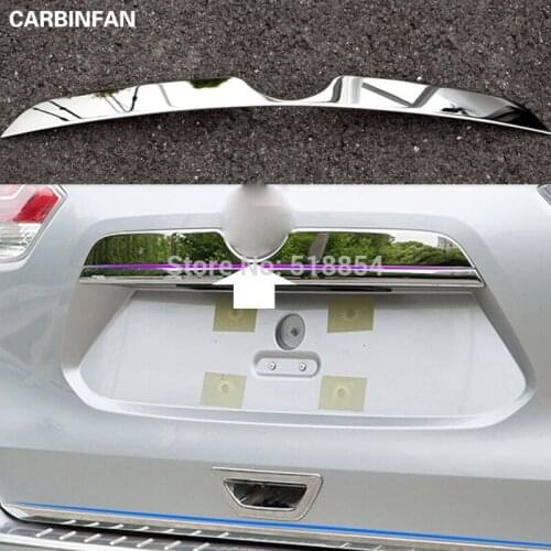 High Quality Stainless Steel Styling Rear Trunk Lid Cover Trim For 2014 2015 Nissan X-TRAIL