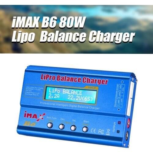 IMAX B6 80W 6A Lipo Battery Balance Charger Discharger For RC Helicopter Re-peak NiMH NiCD LiHV NiCd PB Li-ion Battery Charger