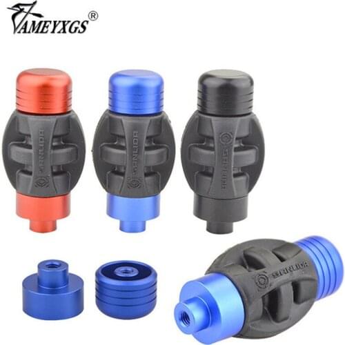 1pc Archery Bow Stabilizer Compound Bow Sight Aluminum Alloy Damper For Shooting Reduce Noise Shock Absorber Hunting Accessories