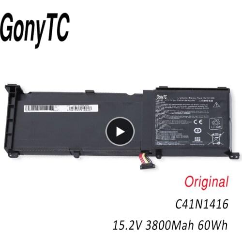 C41N1416 Original Laptop Battery For Asus N501JW UX501 N501VW-1A UX501 UX501JW UX501LW