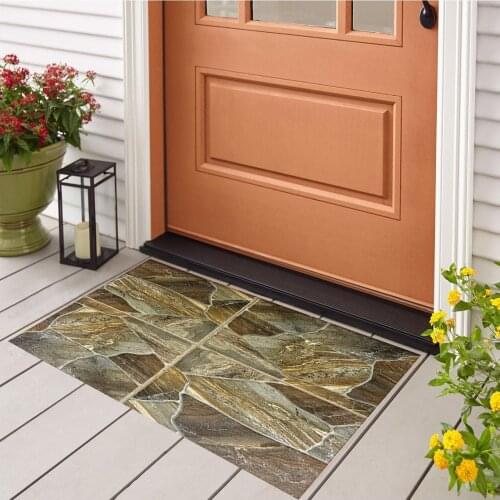 Stones Design Mat, Doormat,Home Decor,Wedding Gift,Personalized Doormat,Custom Family Mat,Animals here,Housewarming Gift