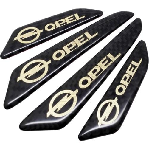 For Opel Insignia Astra h Corsa d Mokka Ampera Zafira Agila Vectra Omega Car Door Stickers Emblem Bumper Strip Decal Accessories