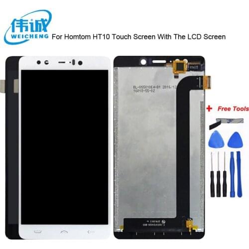 WEICHENG For 5.5 inch Homtom HT10 LCD Display+Touch Screen 100% Tested Screen Digitizer Assembly Replacement+Free Tools